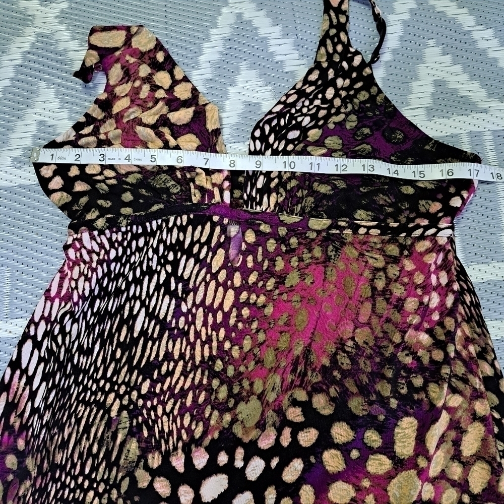 Natori Multicolored Jersey Sleeveless Dress - Picture 7 of 9